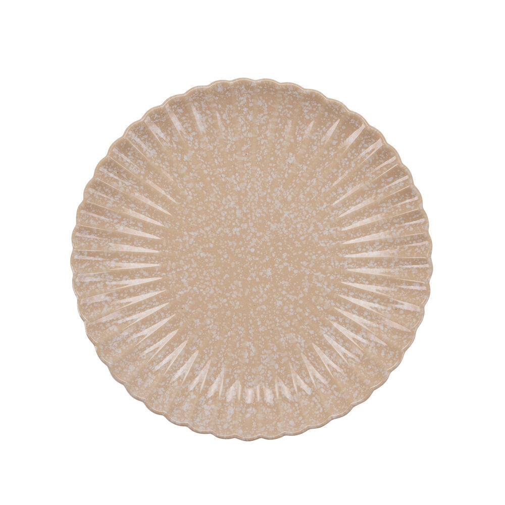 Clam frokosttallerken, creme - Ø20 cm.